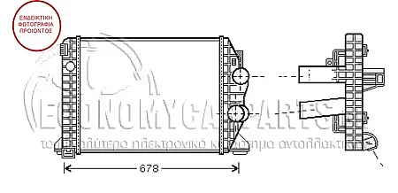 ΨΥΓΕΙΟ INTERCOOLER (572x512x64)