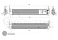 SEAT LEON (5F) 2013-2017   (  1.2 TFSi  - 1.6 TDi ) ( : 650x98x32mm)